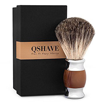 QSHAVE - Badger Hair Shaving Brush - Handmade